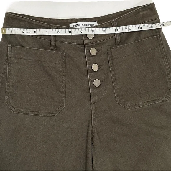 Elizabeth and James Carmine Cropped
Button Fly Wide Leg Jeans Size 26. C… - Picture 11 of 15
